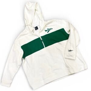 EUC Nike New York Jets football quarter 1/4 zip hoodie sweatshirt sz XXL